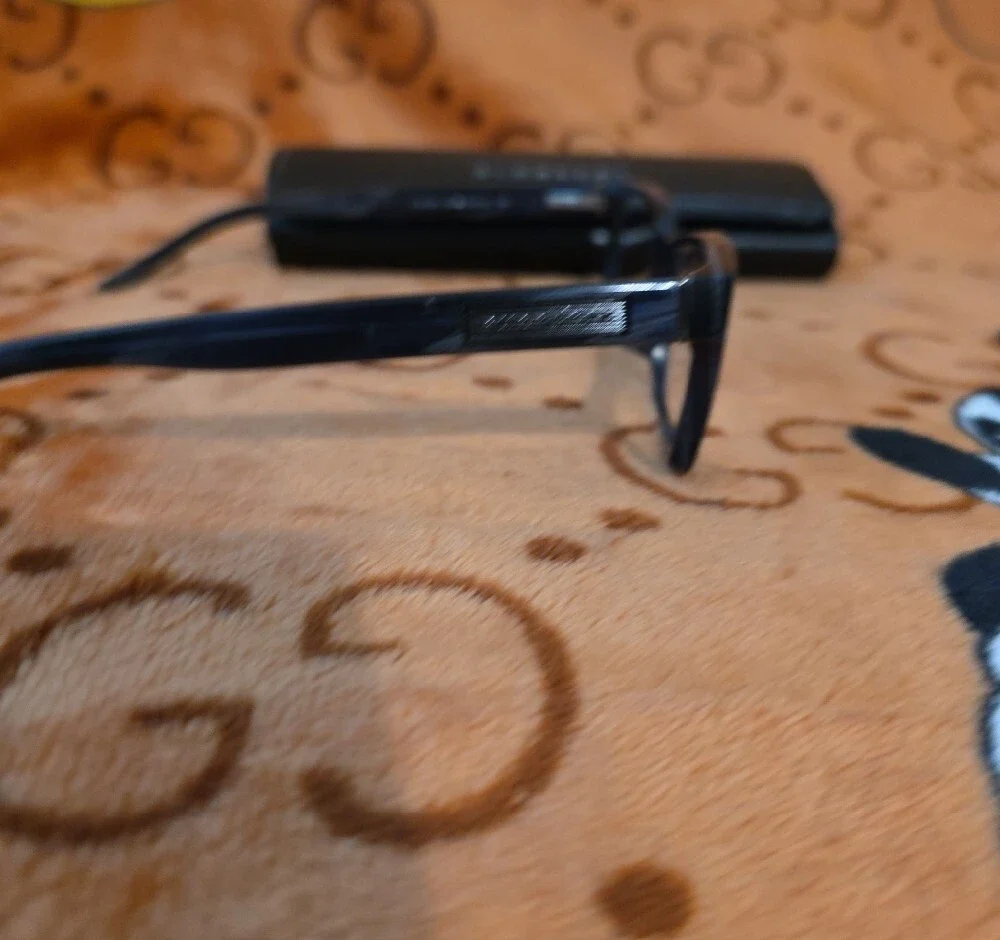 Authentic Burberry Women's Navy Blue Rectangular Optical Glasses